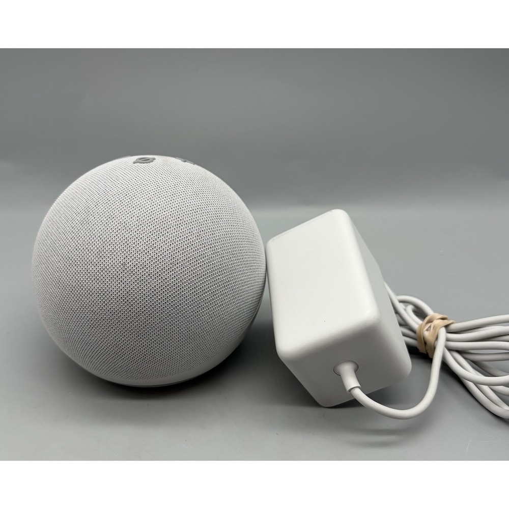 Amazon Echo Dot (4th Gen)(B7W64E) Glacier White